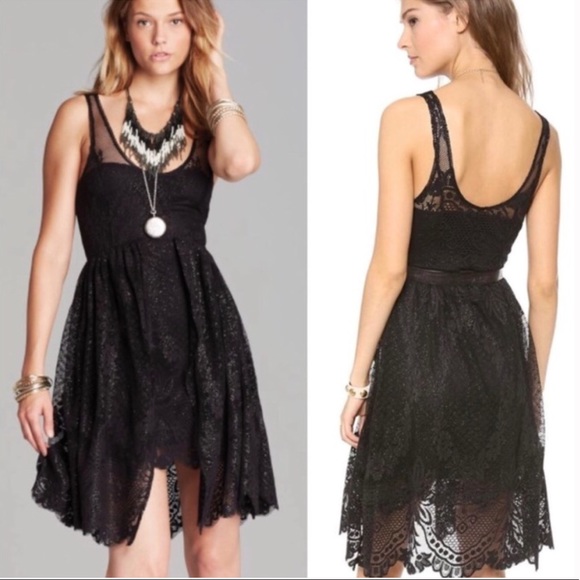 Free People Dresses & Skirts - Free People Kristal Lace Salinas Foil Print Dress